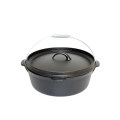 Pre-sazonado utensilios de cocina de hierro fundido para camping